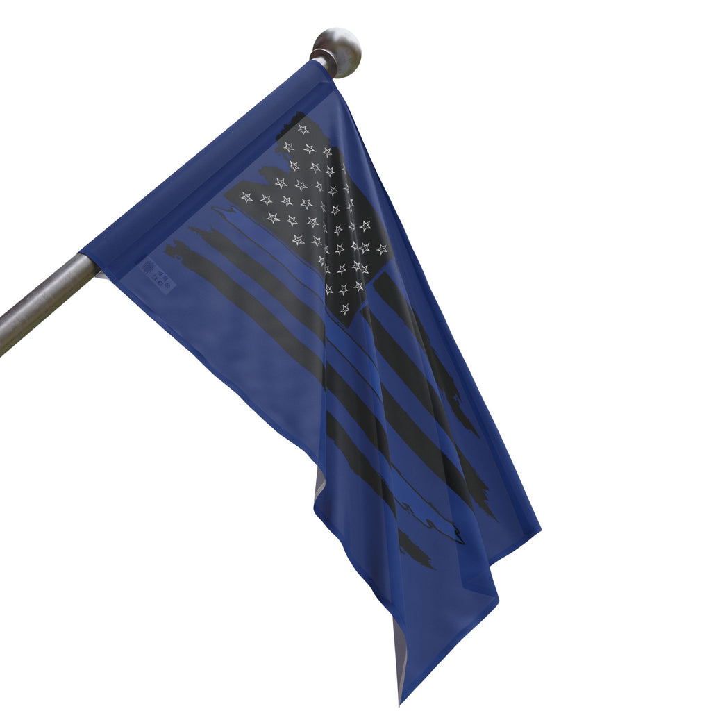 Blue Line American Flag - Support Police Decorative Flag